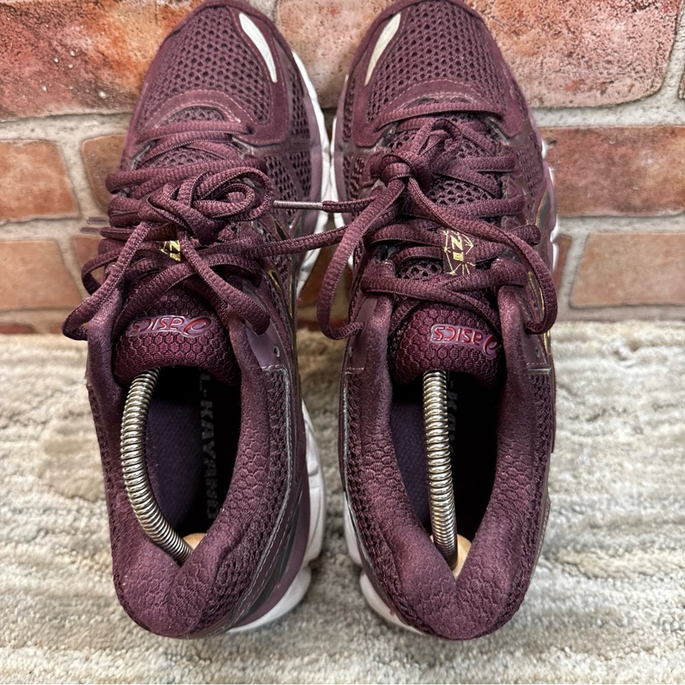 ASICS gel-kayano 21 women’s Sz 9 burgundy - Picture 11 of 13
